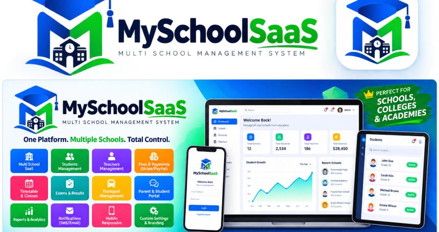 Campora – School & College Management System | Laravel Admin + Flutter App