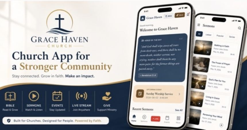 Grace Haven - Church Mobile App With Laravel Backend (Flutter)